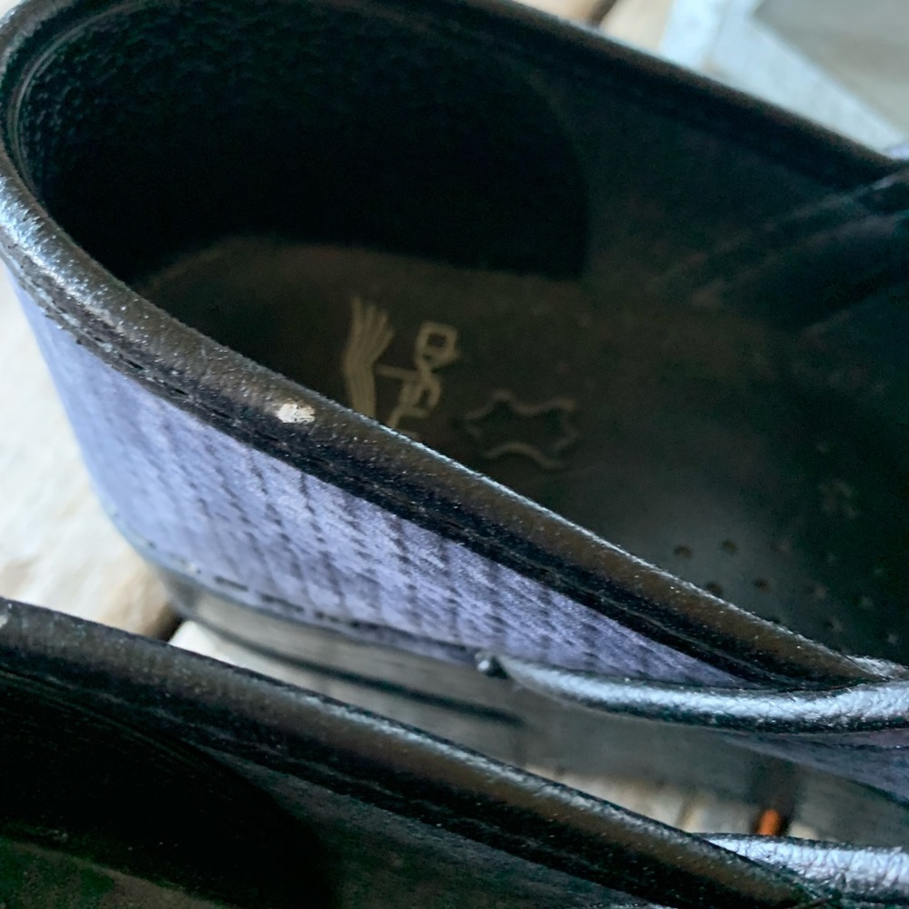 Dansko Clogs In A Blue/Grey Pattern. Size 39/8.5-… - image 8